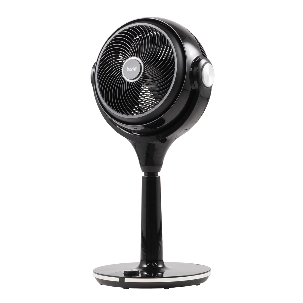 Baridi Pedestal Fan with Remote Control & Timer 10", Black (DH143) (Factory Refurbished B)