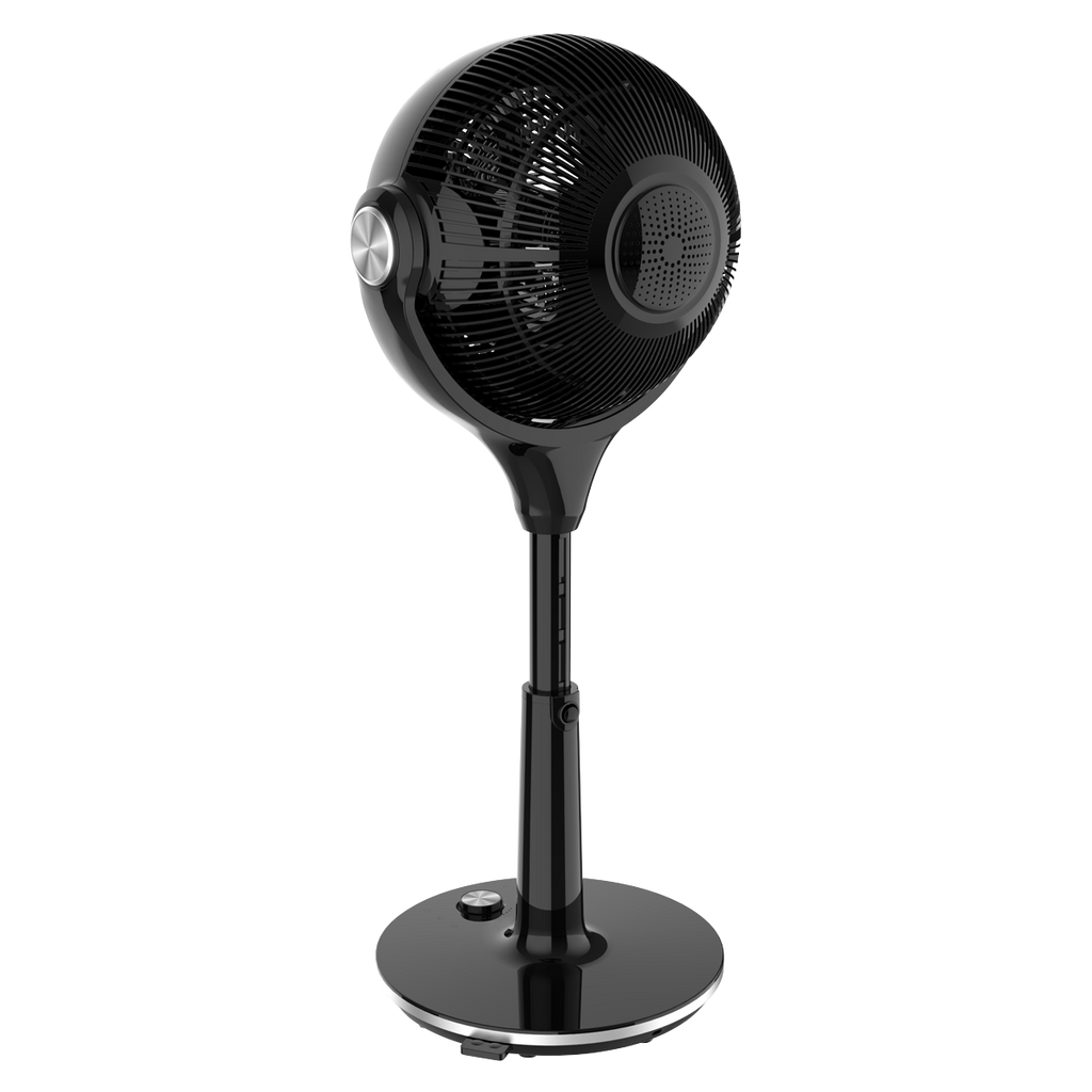 Baridi Pedestal Fan with Remote Control & Timer 10", Black (DH143) (Factory Refurbished B)
