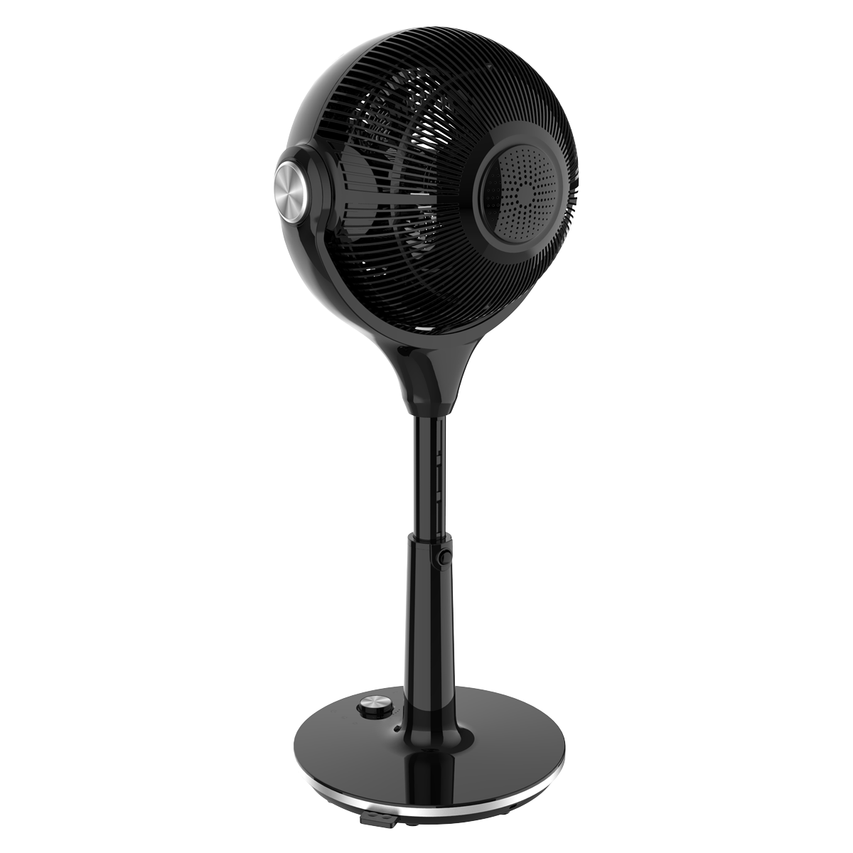 Baridi Pedestal Fan with Remote Control & Timer 10", Black (DH143) (Factory Refurbished B)