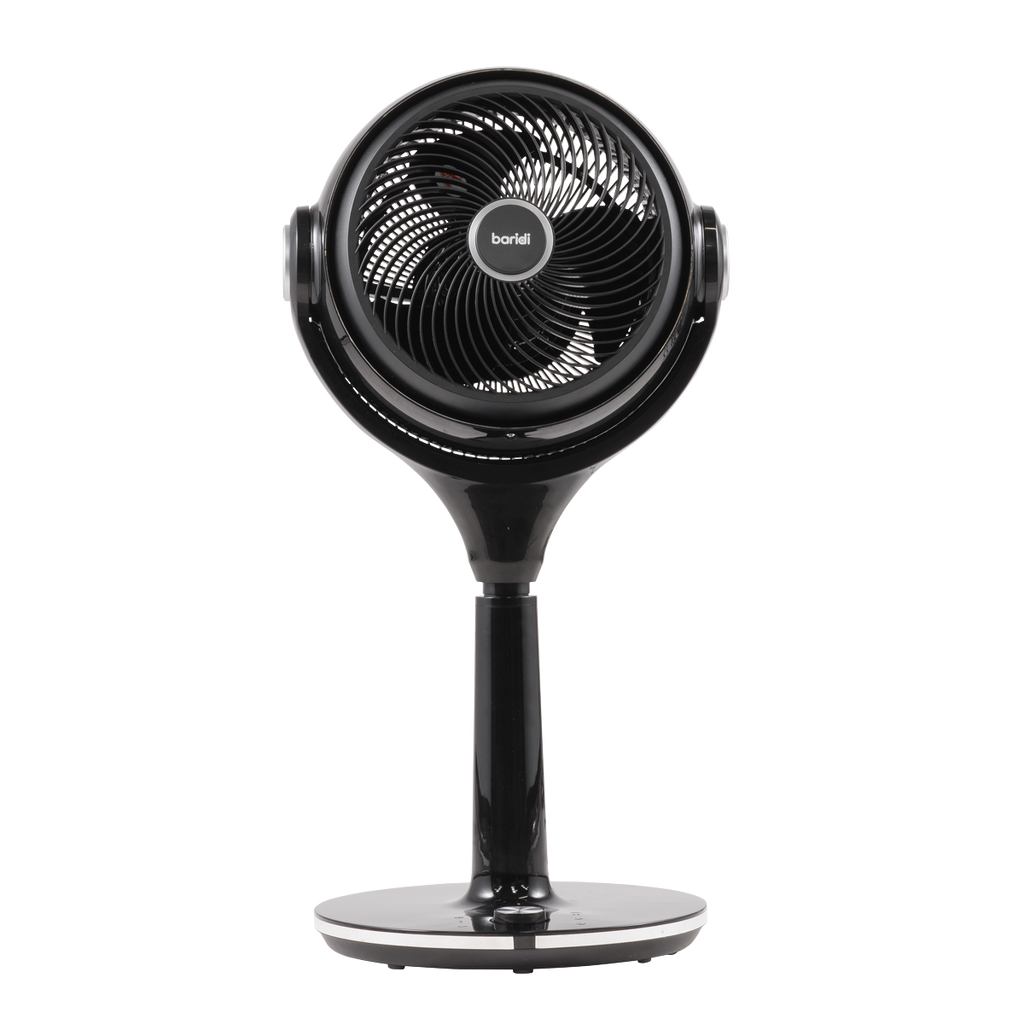 Baridi Pedestal Fan with Remote Control & Timer 10", Black (DH143) (Factory Refurbished B)