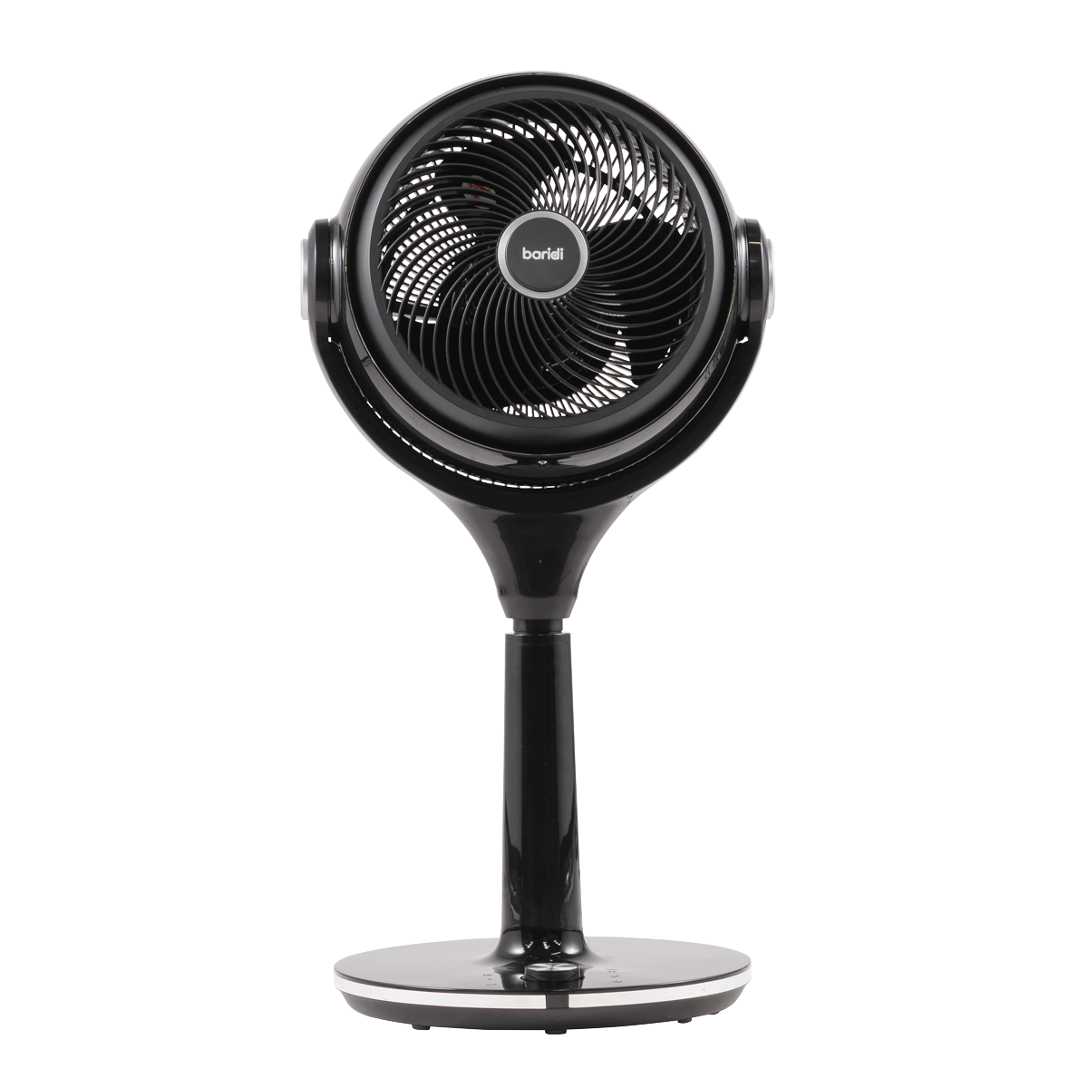 Baridi Pedestal Fan with Remote Control 10" - Black