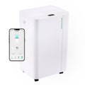 Baridi Dehumidifier with Digital Display & 24hr Timer 20L - White