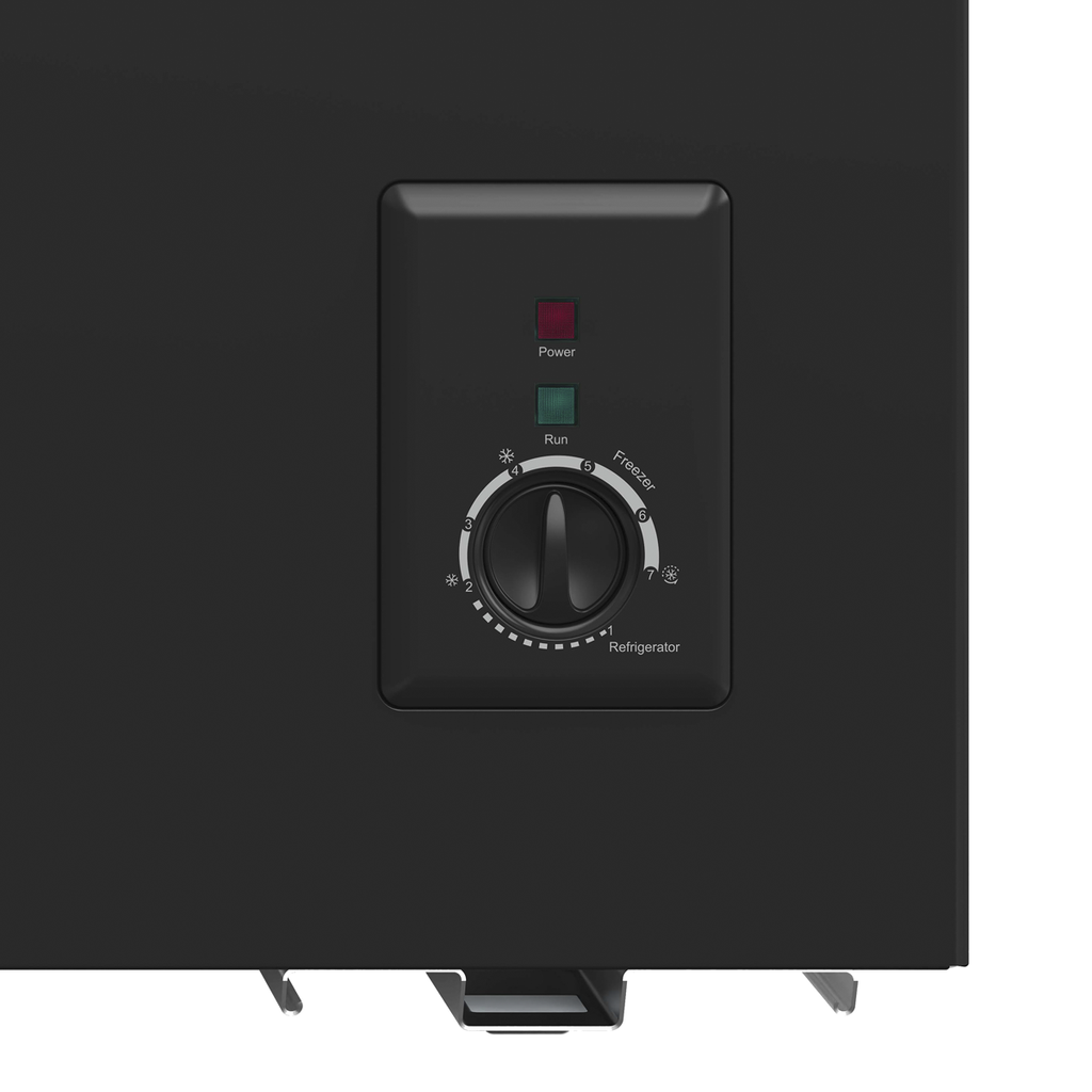 Baridi Freestanding Chest Freezer, 142L Capacity, Black (DH152) (Factory Refurbished A)