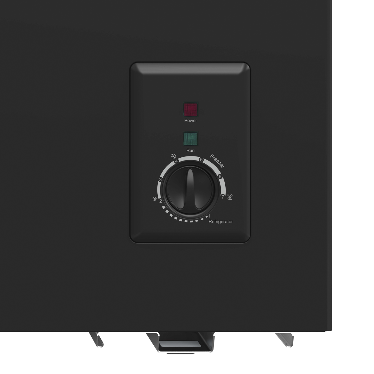 Baridi Freestanding Chest Freezer, 142L Capacity, Black (DH152) (Factory Refurbished A)