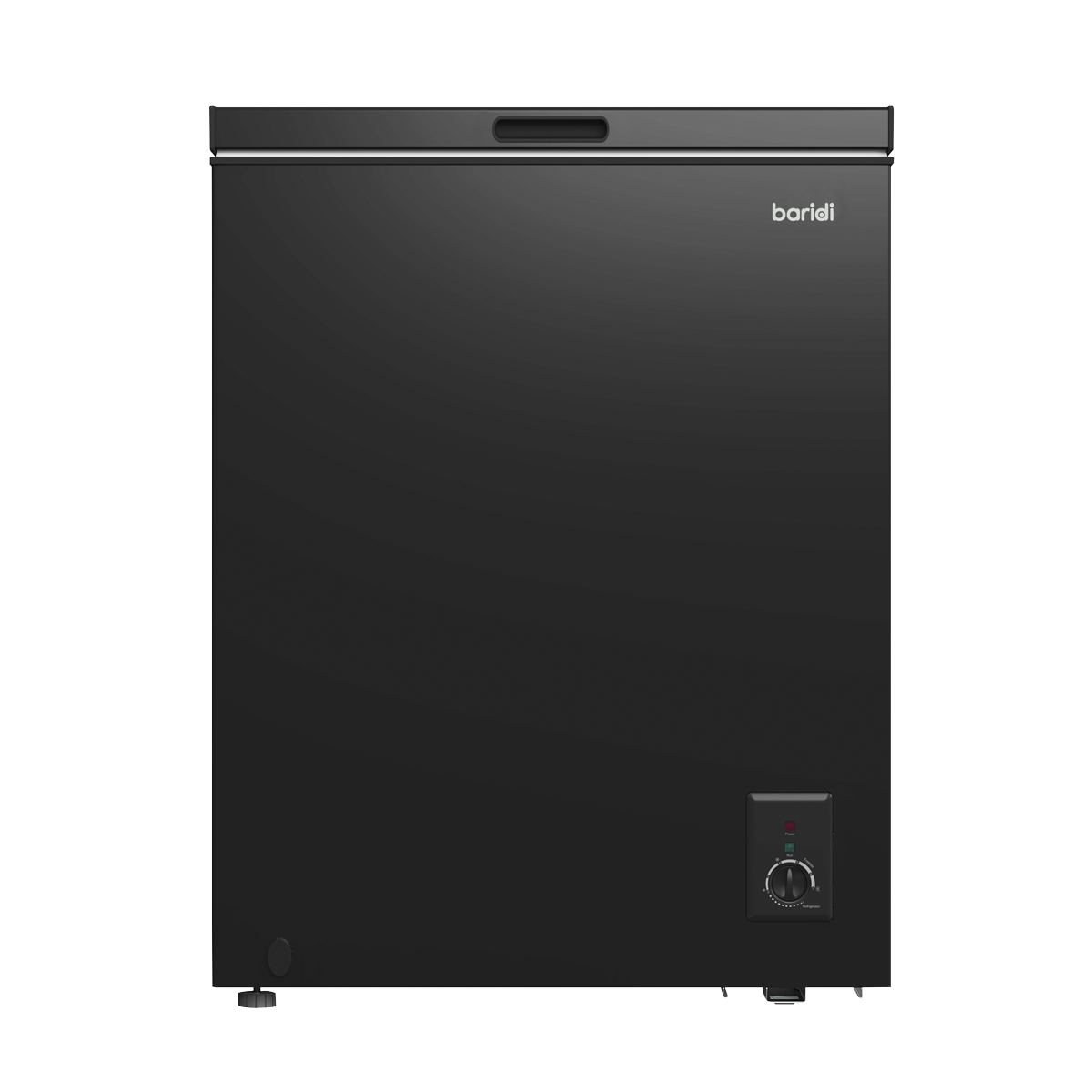 Baridi Freestanding Chest Freezer, 142L Capacity, Black (DH152) (Factory Refurbished A)