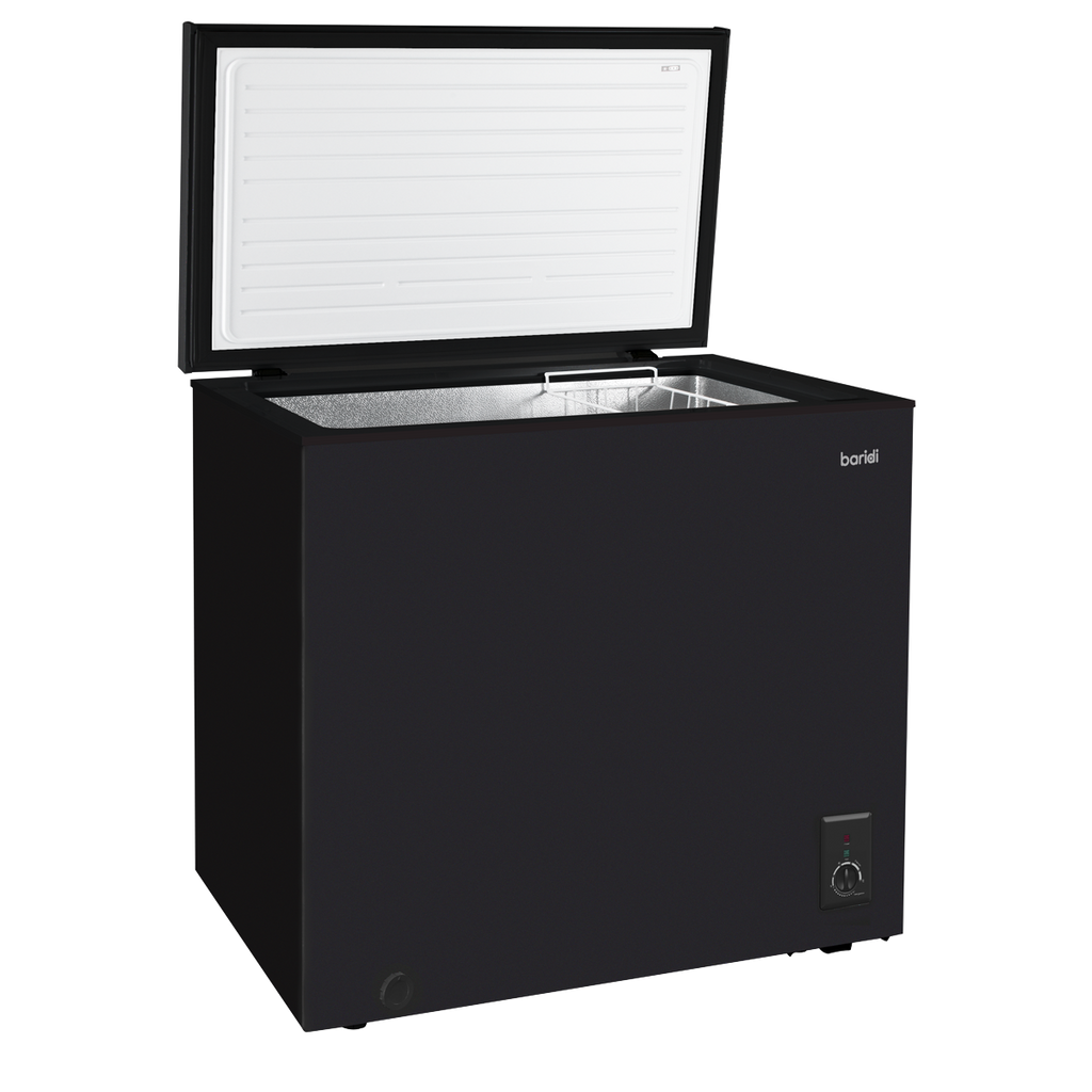 Baridi Freestanding Chest Freezer, 142L Capacity, Black (DH152) (Factory Refurbished A)