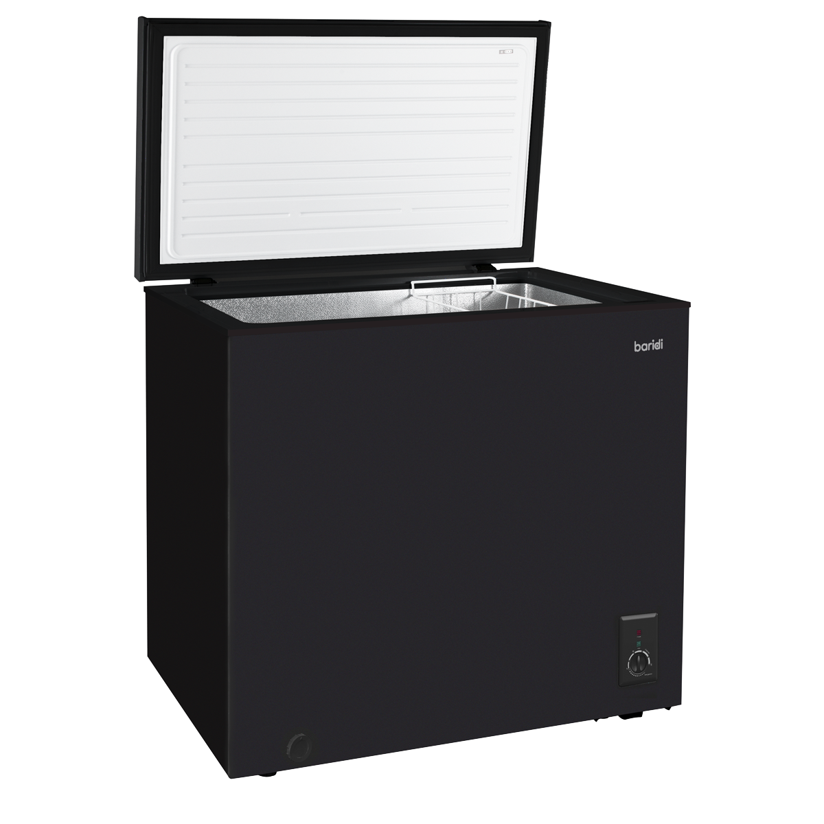 Baridi Freestanding Chest Freezer, 142L Capacity, Black (DH152) (Factory Refurbished A)