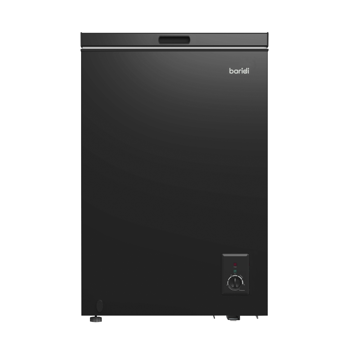 Baridi Freestanding Chest Freezer, 99L Capacity, Black (DH153)