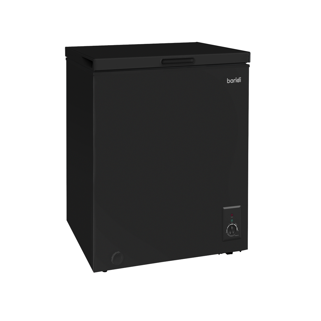 Baridi Freestanding Chest Freezer, 99L Capacity, Black (DH153)