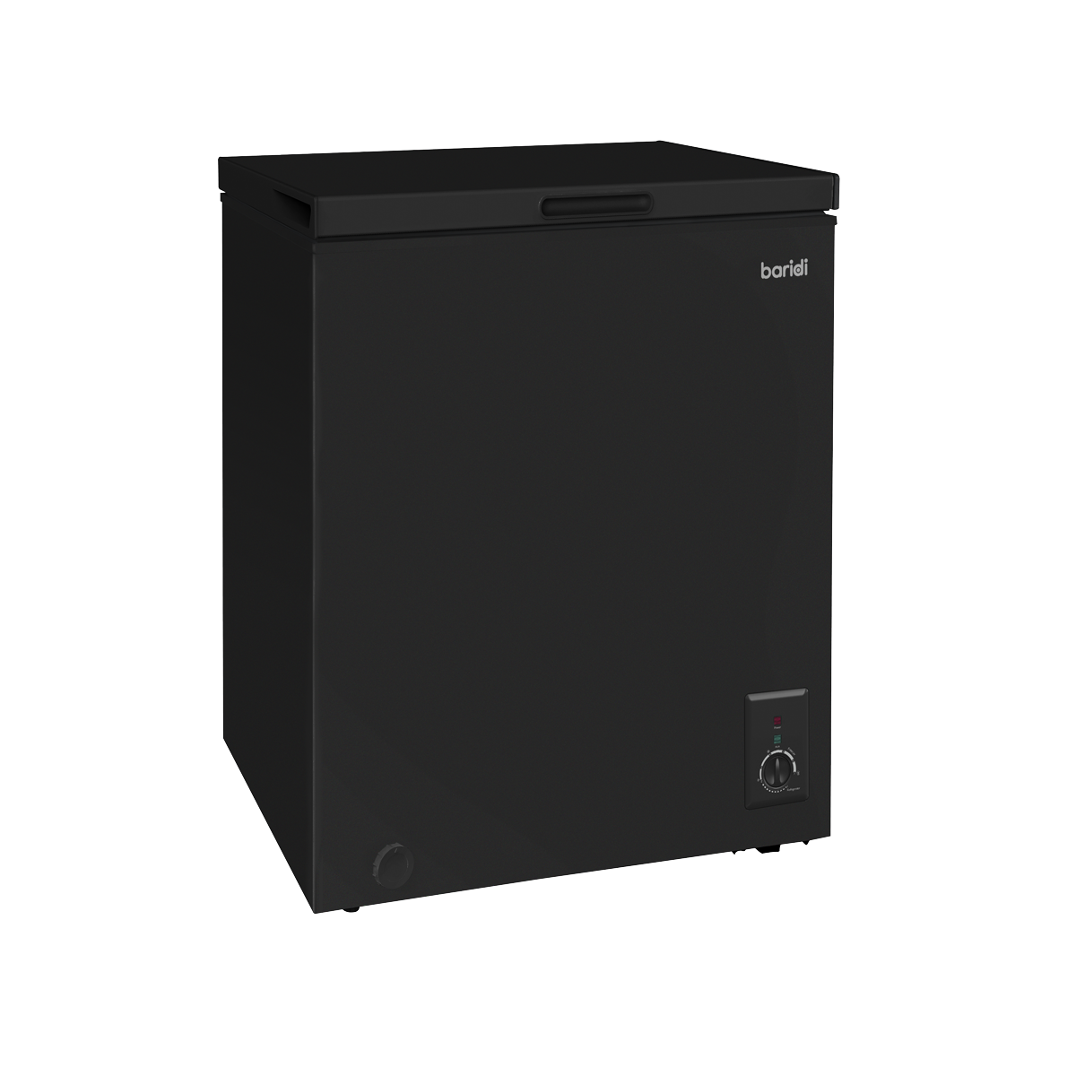 Baridi Freestanding Chest Freezer, 99L Capacity, Black (DH153)