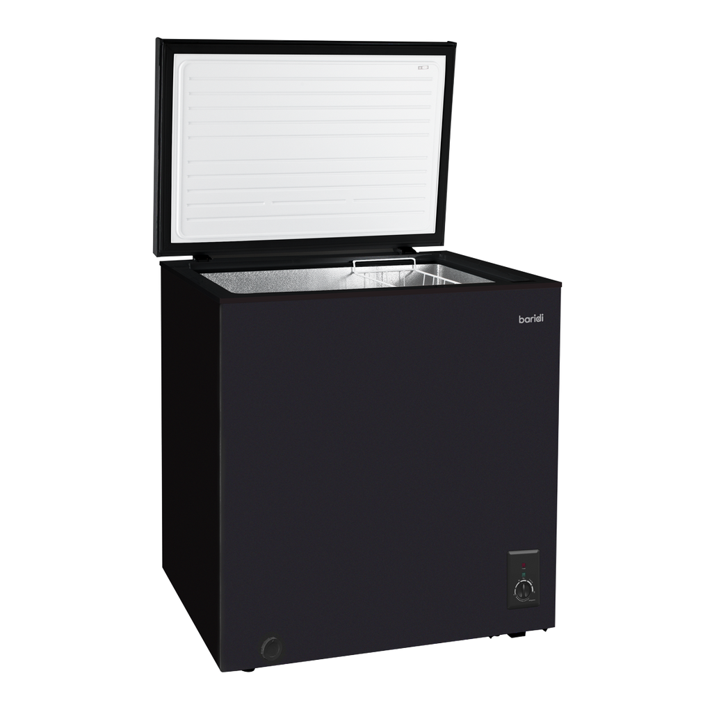 Baridi Freestanding Chest Freezer, 99L Capacity, Black (DH153)