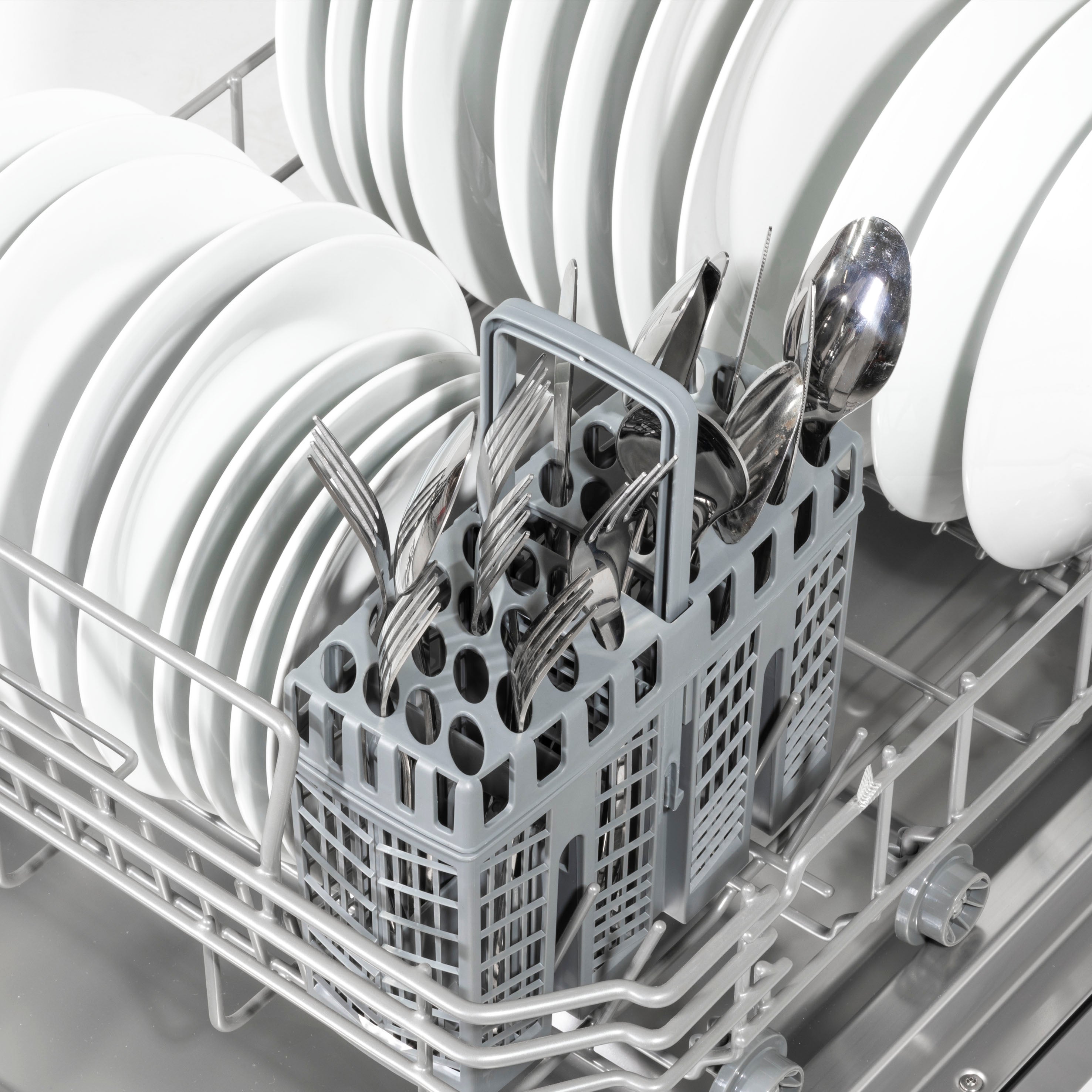 Baridi DH166 DH267 Slimline Freestanding Dishwasher 45cm, 10 Place Settings, 8 Programmes