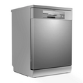 Baridi DH167 Freestanding Dishwasher 60cm, 14 Place Settings, 8 Programmes, Silver