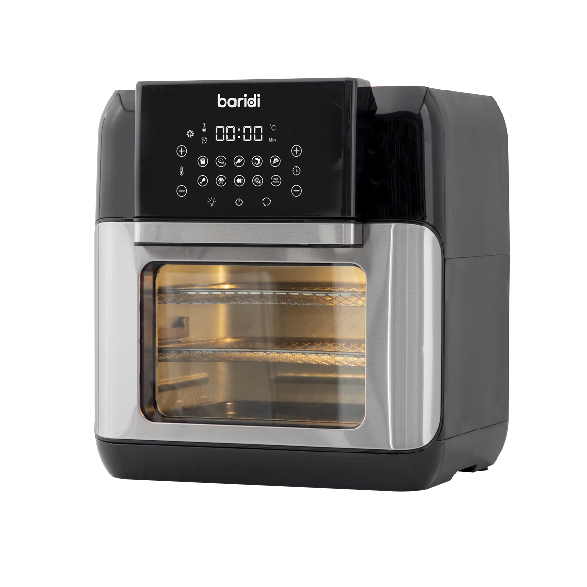 Baridi Air Fryer & Rotisserie Oven 12L Capacity