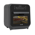 Baridi Steam Air Fryer Oven, 15L Capacity, 8 Preset Functions, Black (DH171) (Factory Refurbished B)