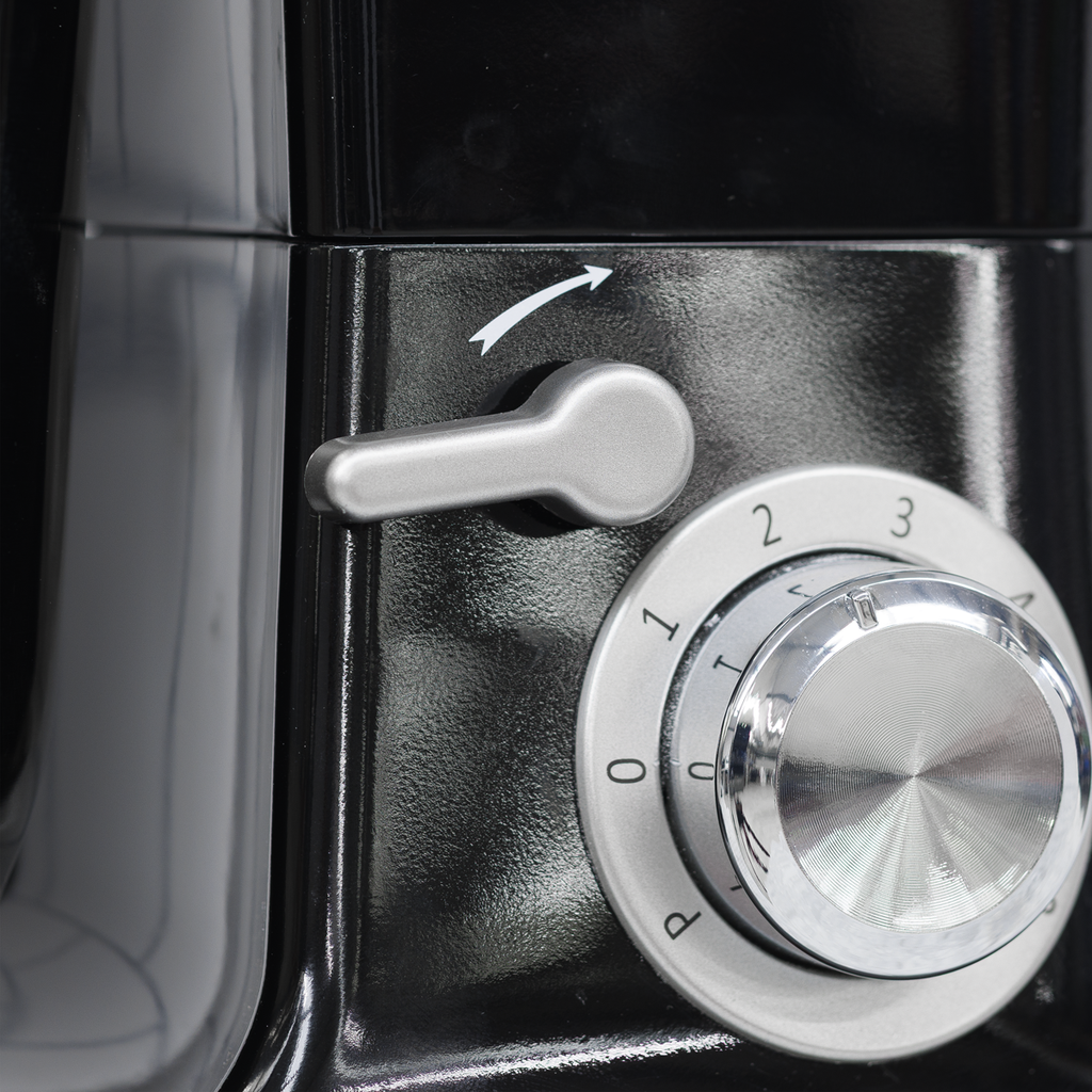 Baridi Stand Mixer with Accessories, 6L Capacity, 1500W, Black (DH173)