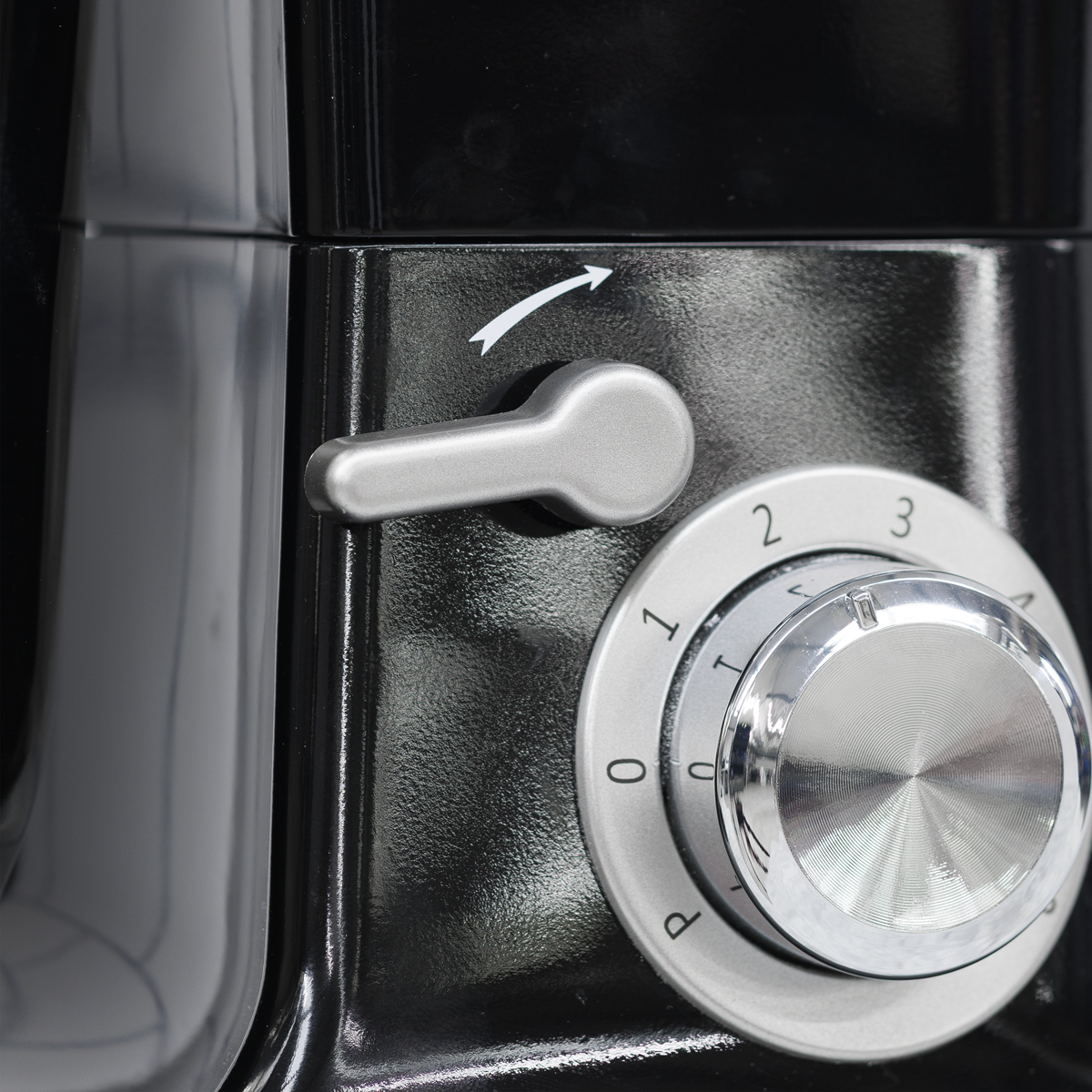 Baridi Stand Mixer with Accessories, 6L Capacity, 1500W, Black (DH173)