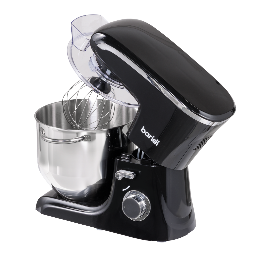 Baridi Stand Mixer with Accessories, 8L Capacity, 1800W, Black (DH174)