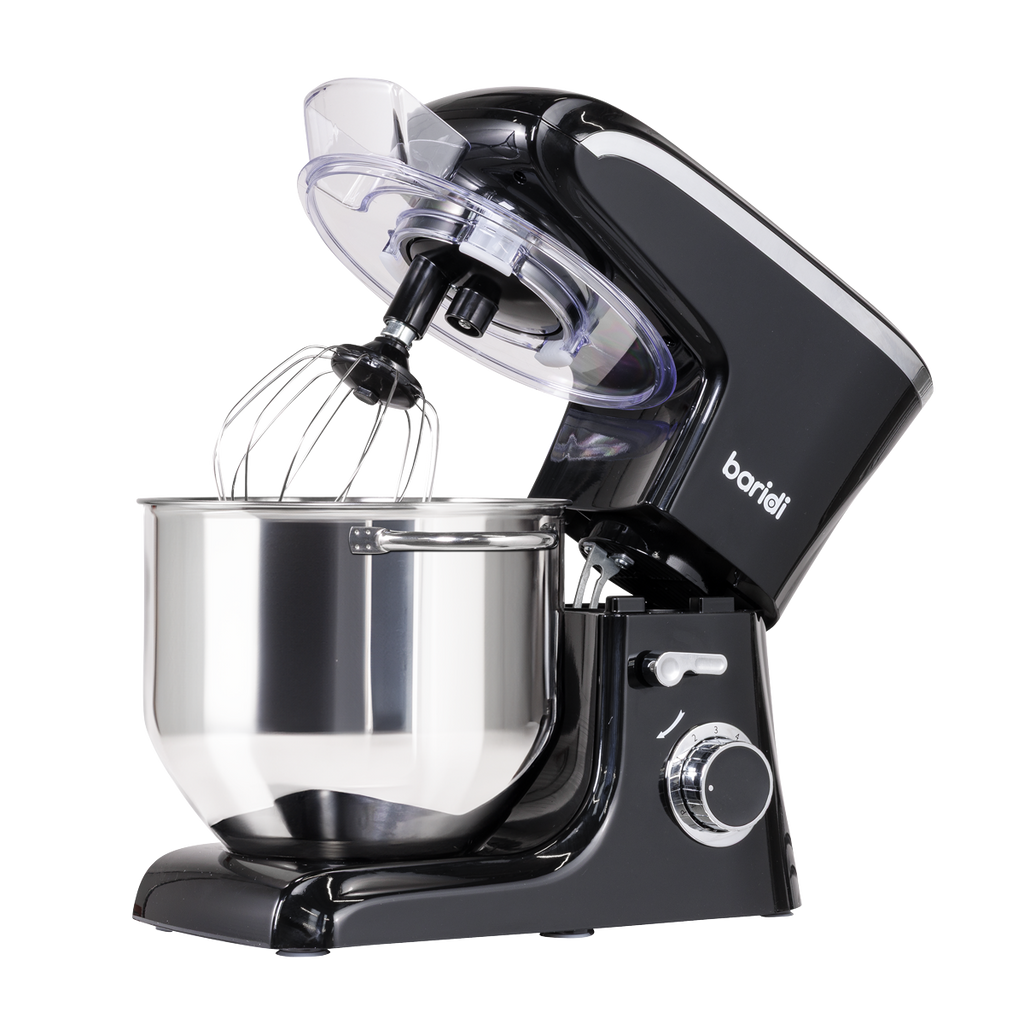 Baridi Stand Mixer with Accessories, 8L Capacity, 1800W, Black (DH174)