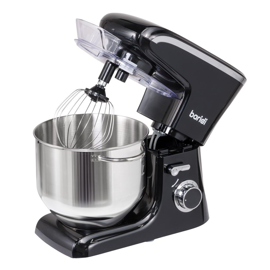 Baridi Stand Mixer with Accessories, 8L Capacity, 1800W, Black (DH174)