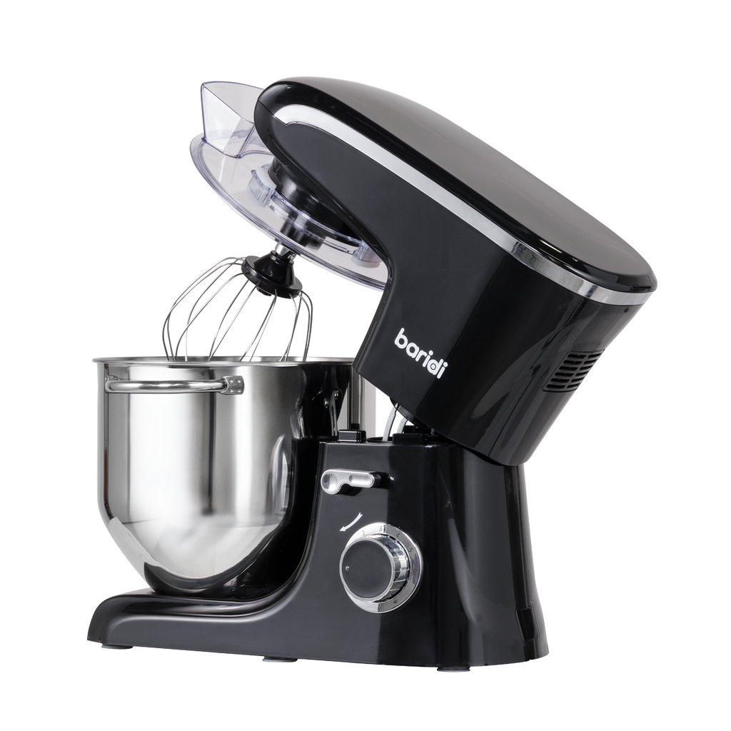 Baridi Stand Mixer with Accessories, 8L Capacity, 1800W, Black (DH174)