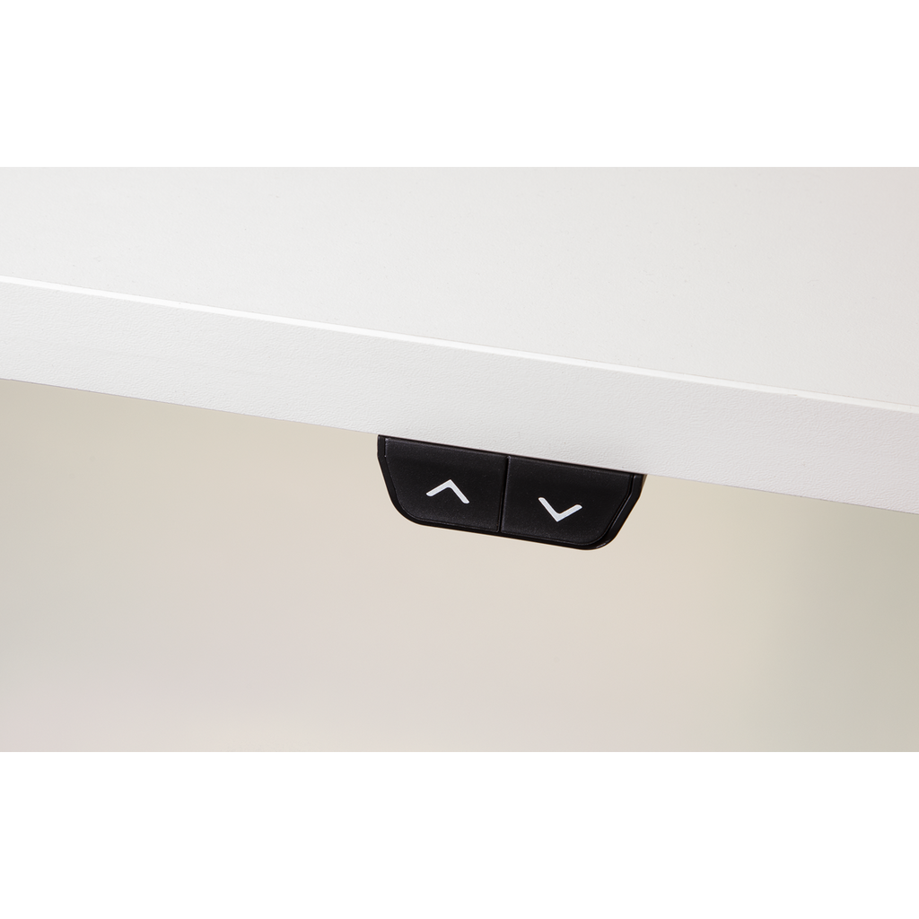 Dellonda Single Motor Adjustable Desk Frame with Controls, Black (DH17)