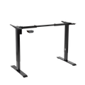 Dellonda Single Motor Adjustable Desk Frame with Controls, Black (DH17)