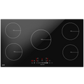 Baridi Built-in Induction Hob 90cm, 5 Cooking Zones, Black (DH180) (Factory Refurbished A)