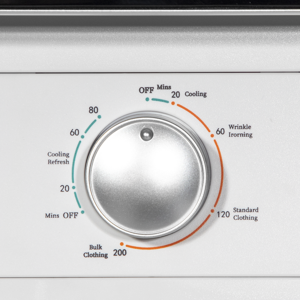 Baridi Tabletop Tumble Dryer with Controls, 2.5kg Capacity, White (DH192)