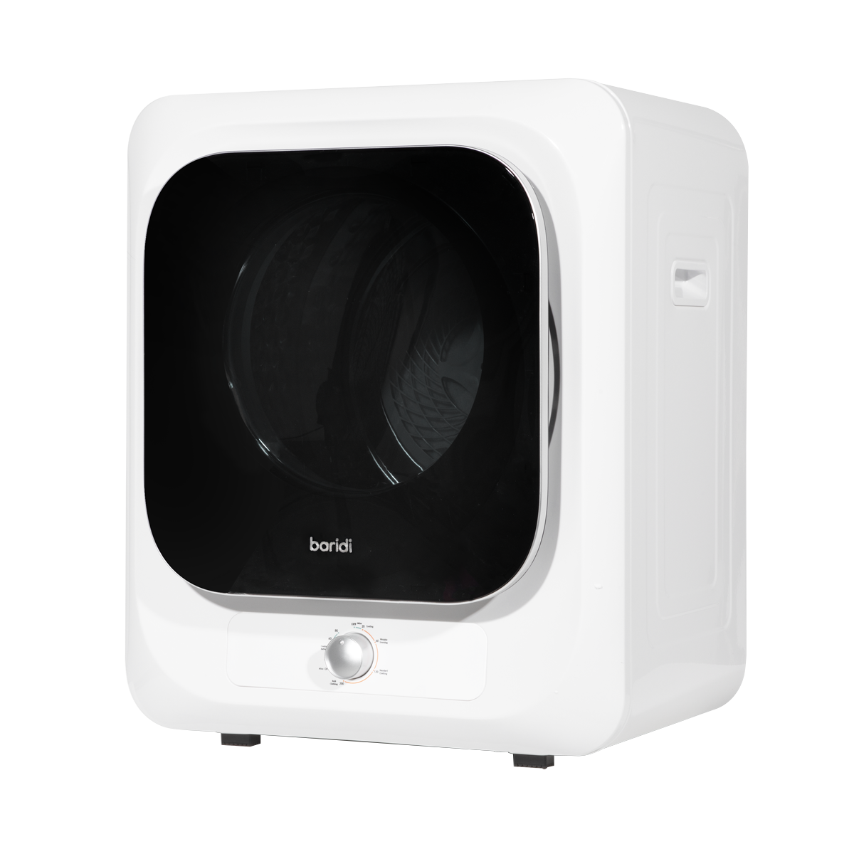 Baridi Tabletop Tumble Dryer with Controls, 2.5kg Capacity, White (DH192)