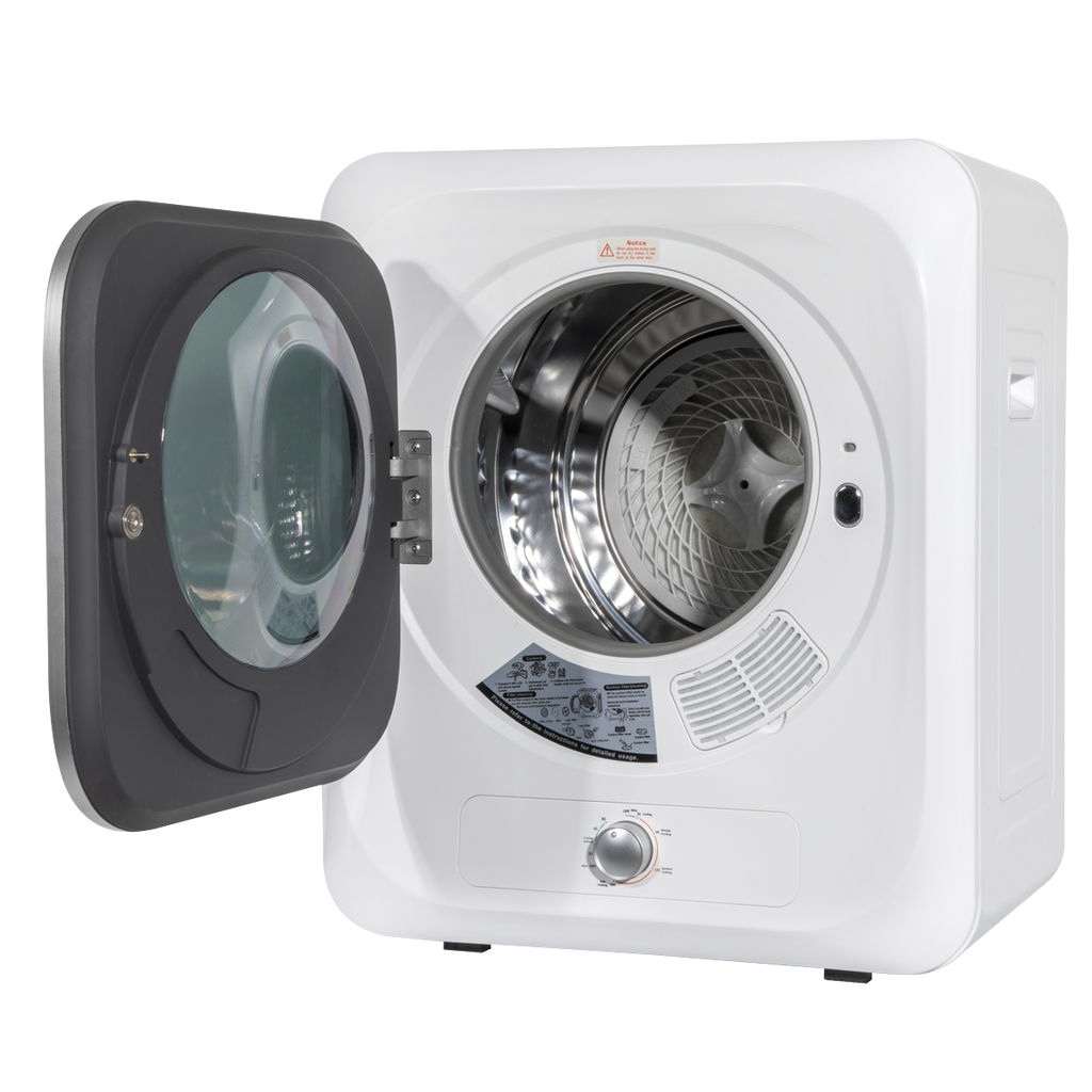 Baridi Tabletop Tumble Dryer with Controls, 2.5kg Capacity, White (DH192)