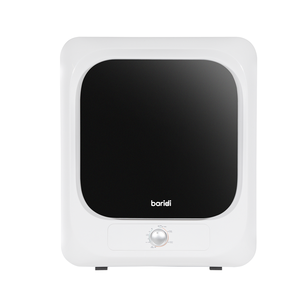 Baridi Tabletop Tumble Dryer with Controls, 2.5kg Capacity, White (DH192)
