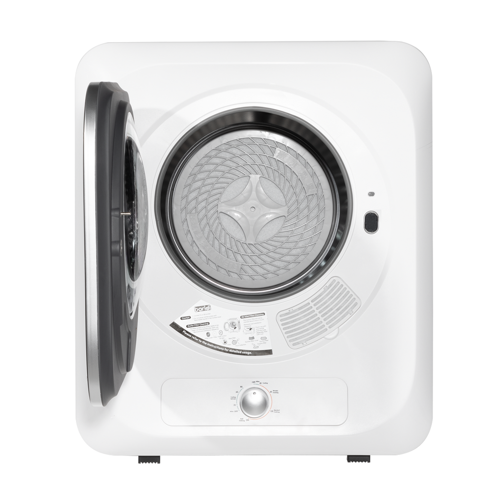 Baridi Tabletop Tumble Dryer with Controls, 2.5kg Capacity, White (DH192)