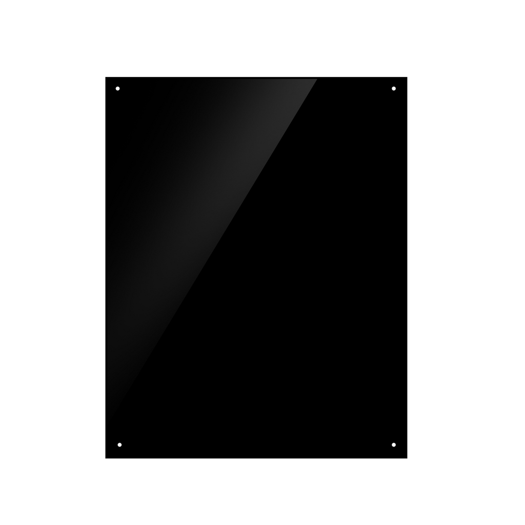 Baridi Cooker Hood Splashback 60 x 75cm, Black (DH194)