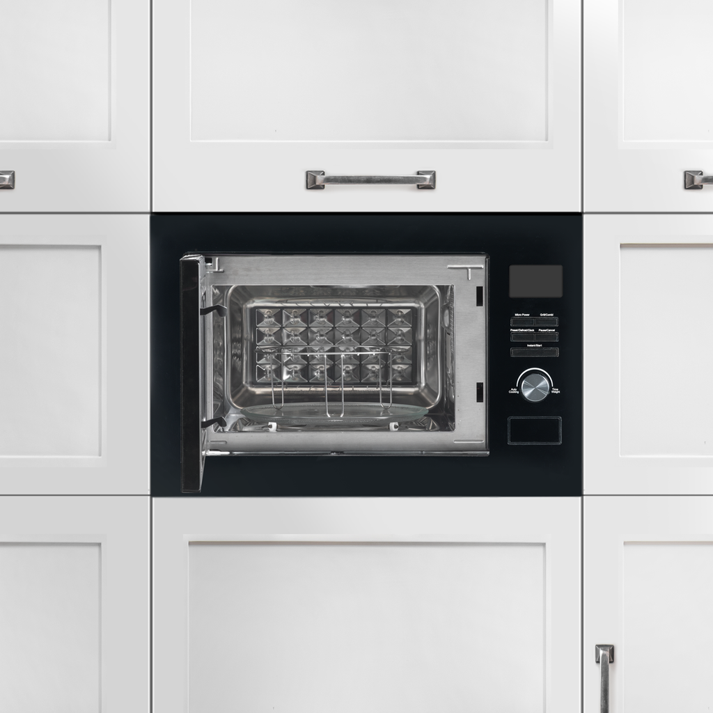 Baridi Built-in Microwave Oven with Grill, 25L Capacity, Black (DH198)