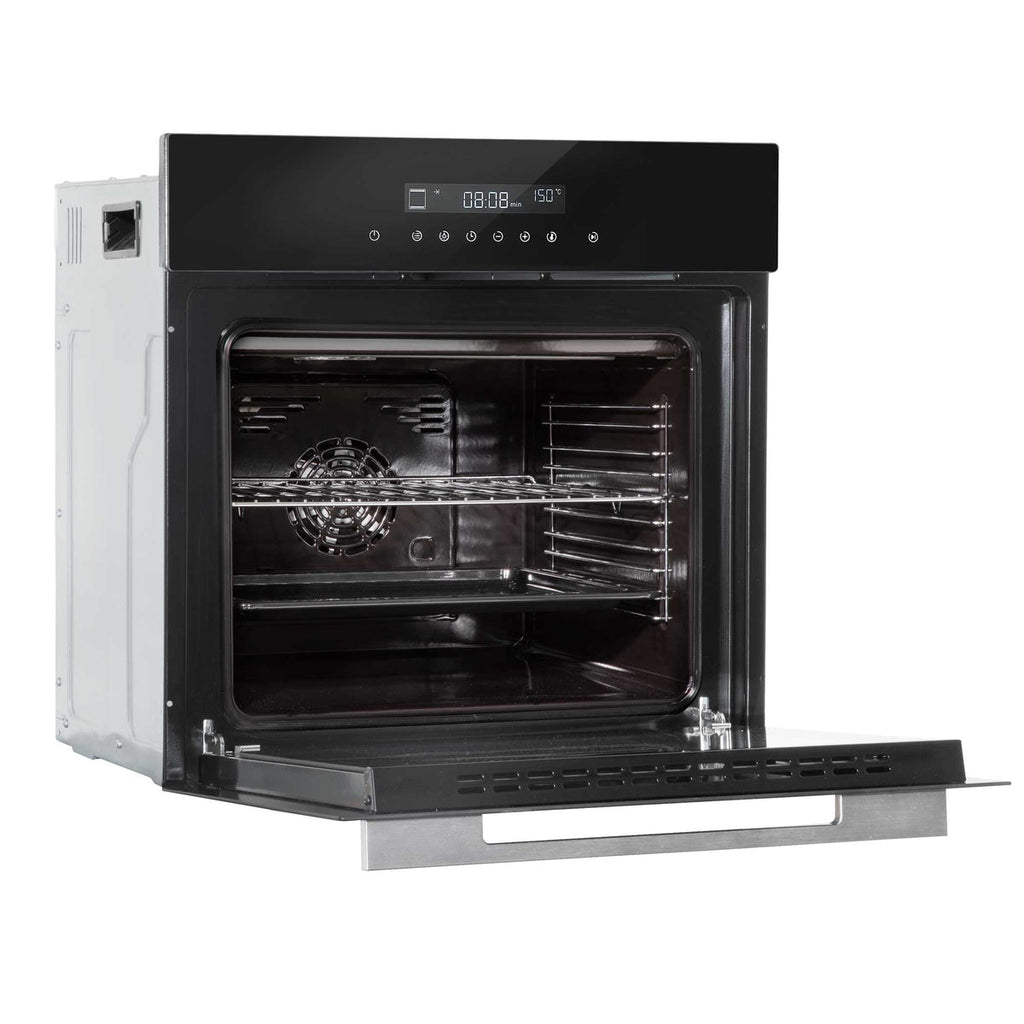 Baridi Built-in Fan-Assisted Oven 60cm, 72L Capacity, Black (DH199) (Factory Refurbished A)