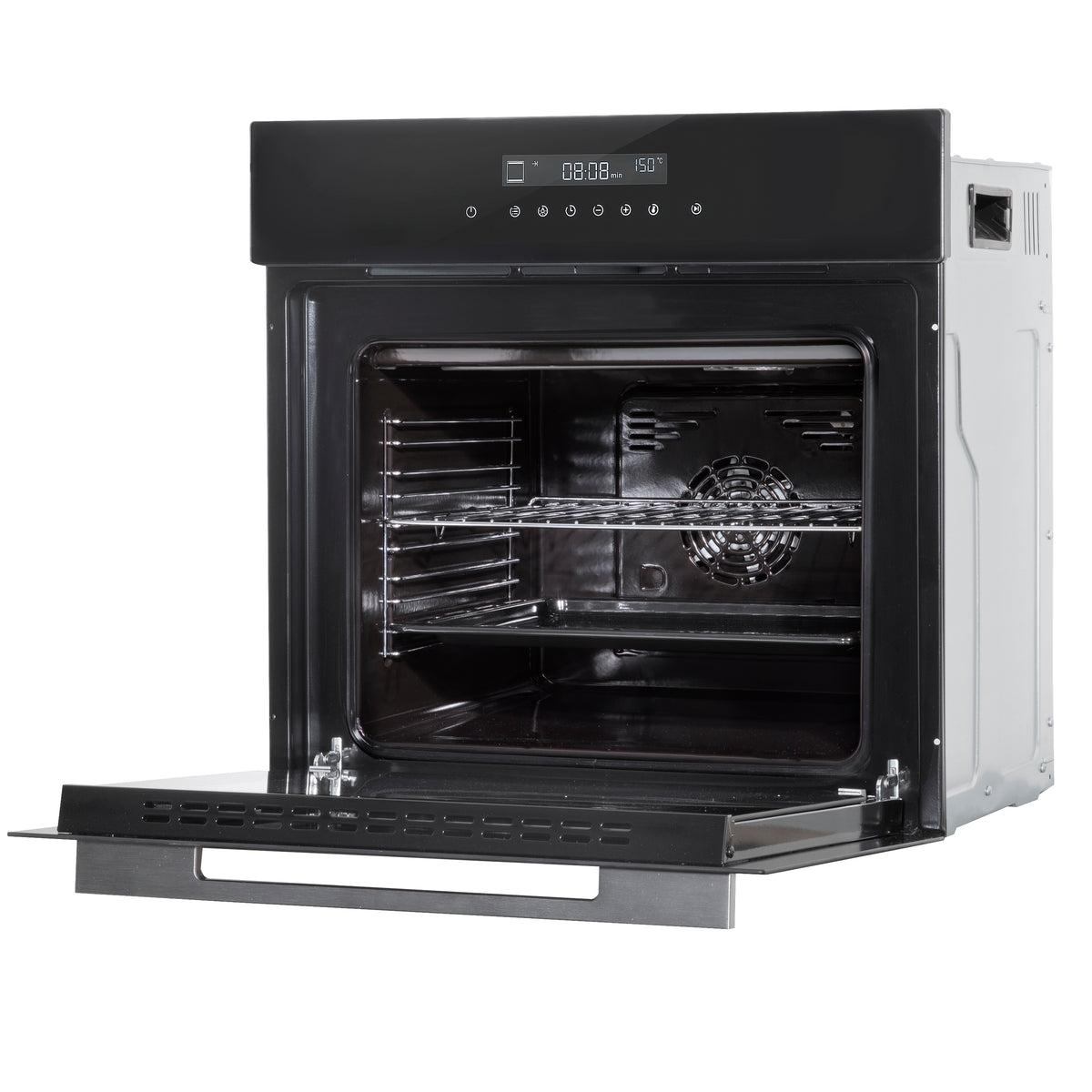 Baridi Built-in Fan-Assisted Oven 60cm, 72L Capacity, Black (DH199) (Factory Refurbished A)