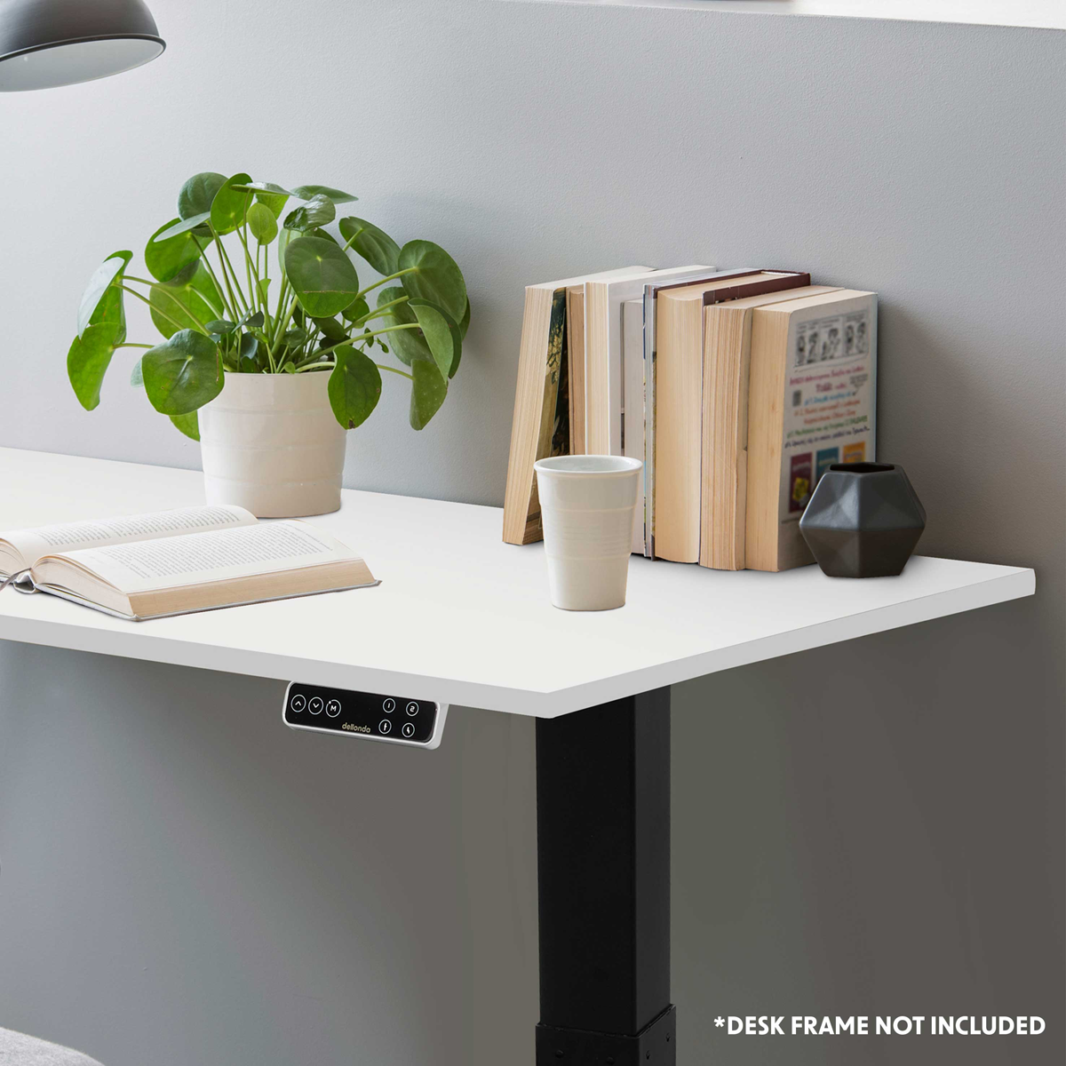 Dellonda Rectangular Desktop, 1400 x 700mm, White (DH19) (Factory Refurbished A)