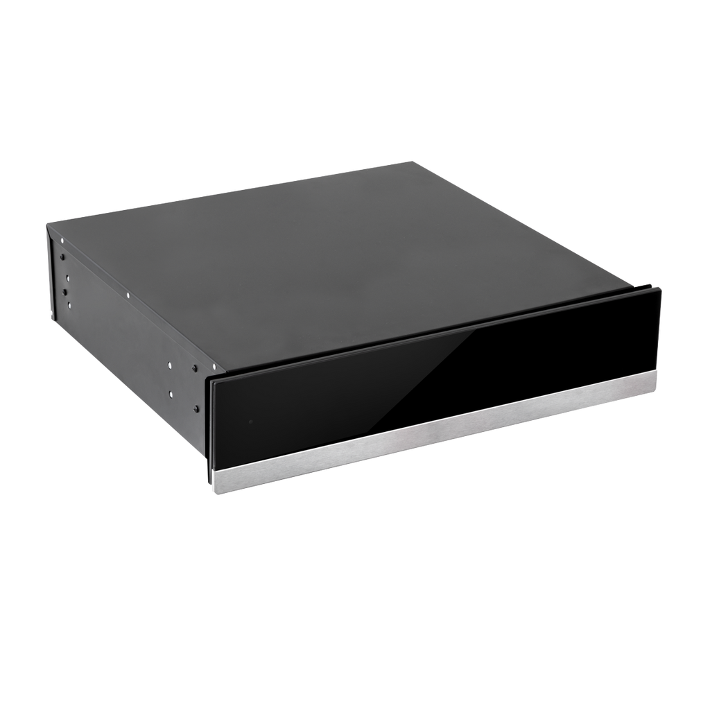Baridi Built-in Warming Drawer 60cm, Black/Stainless Steel (DH202)