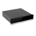 Baridi Built-in Warming Drawer 60cm, Black/Stainless Steel (DH202)