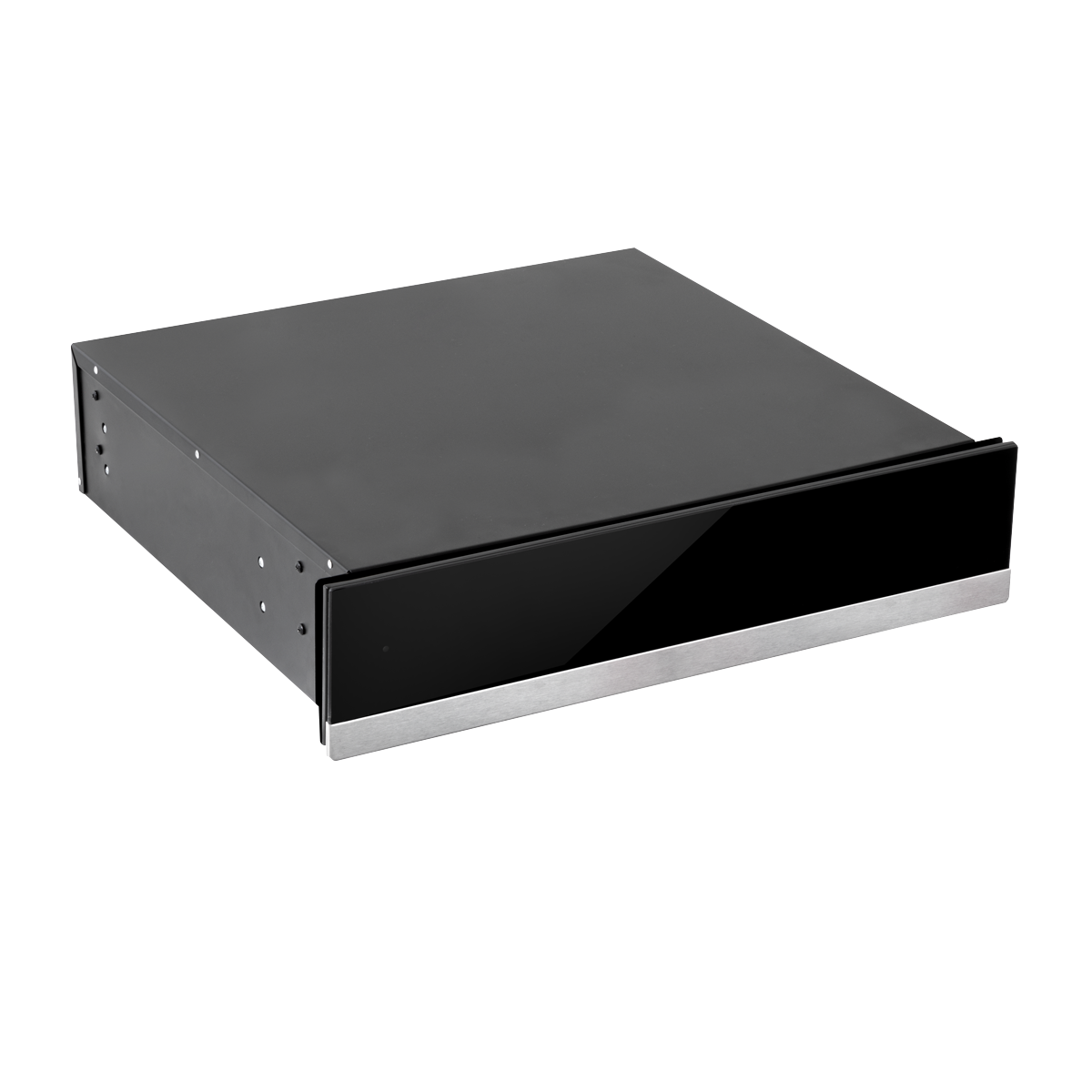 Baridi Built-in Warming Drawer 60cm, Black/Stainless Steel (DH202)