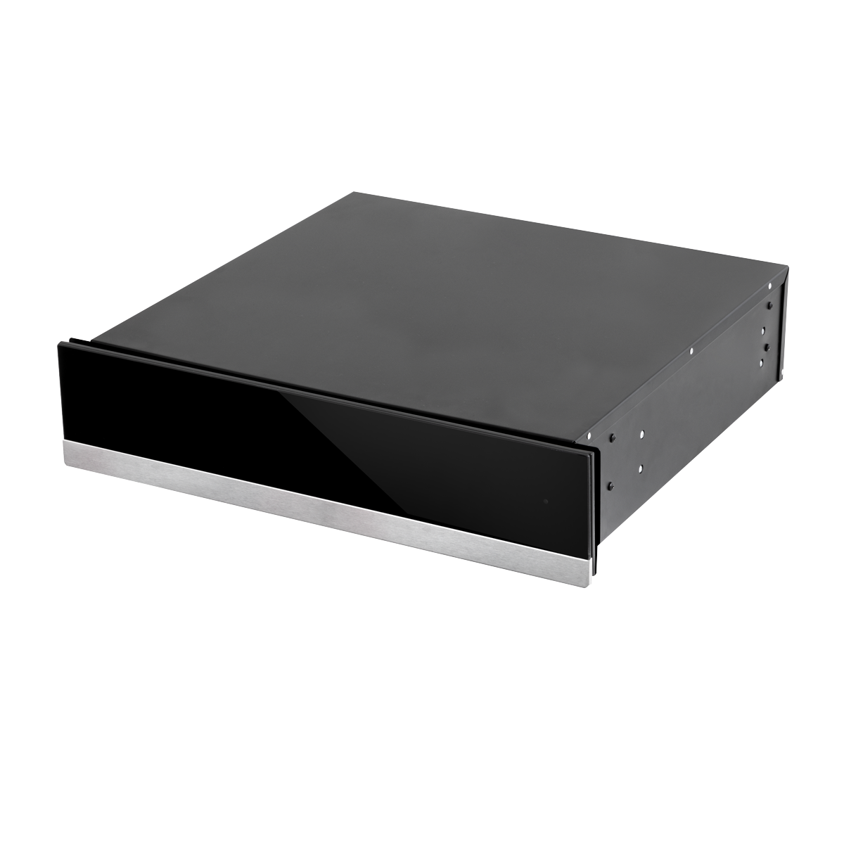 Baridi Built-in Warming Drawer 60cm, Black/Stainless Steel (DH202)
