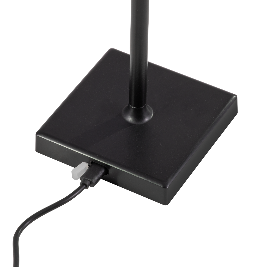 Dellonda Rechargeable Table Lamp, RGB Colours, Black (DH212)