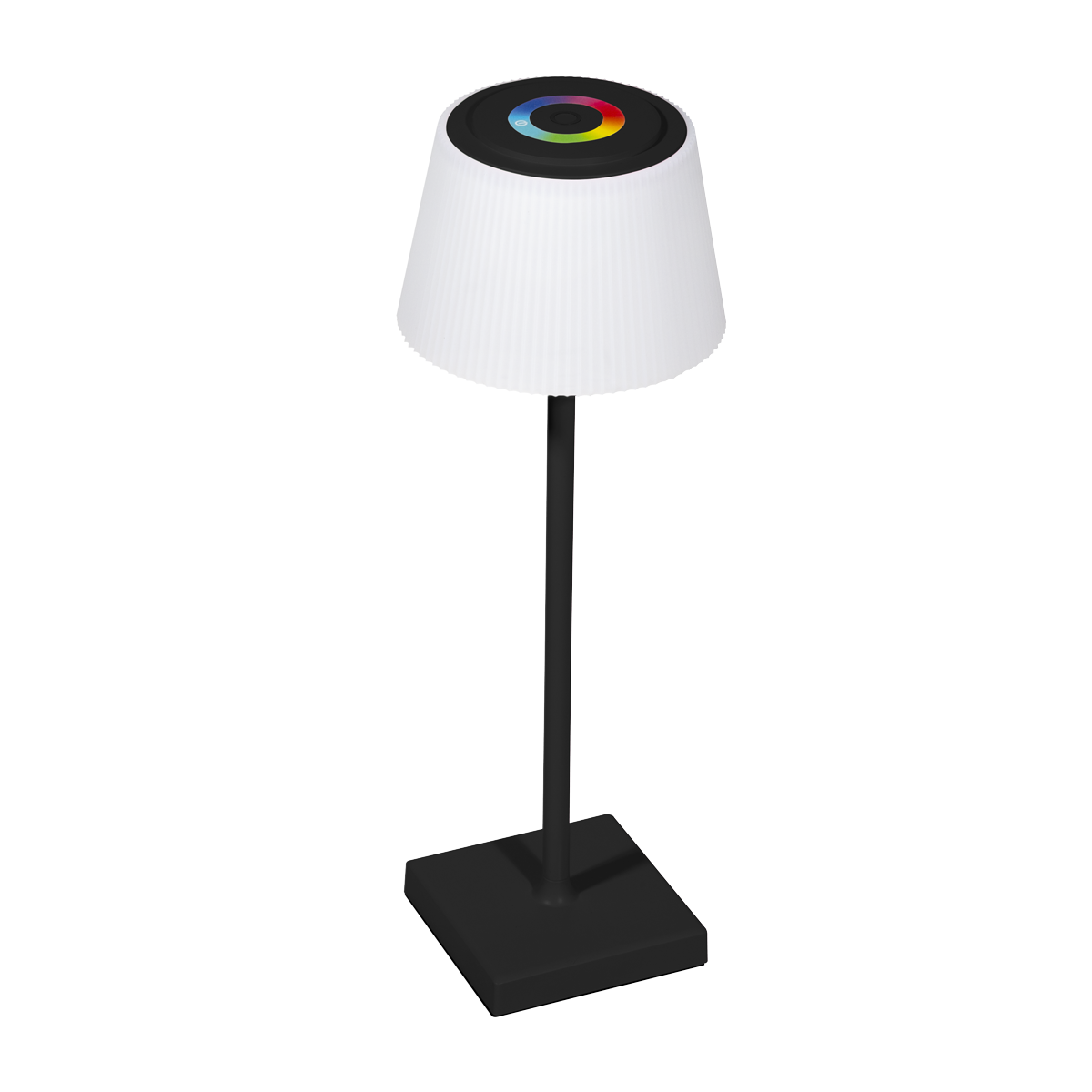 Dellonda Rechargeable Table Lamp, RGB Colours, Black (DH212)