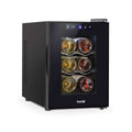 Baridi Wine Cooler Fridge, 6 Bottle, Black (DH217) (Factory Refurbished A)
