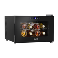 Baridi Wine Cooler Fridge, 8 Bottle, Black (DH218) (Factory Refurbished B)