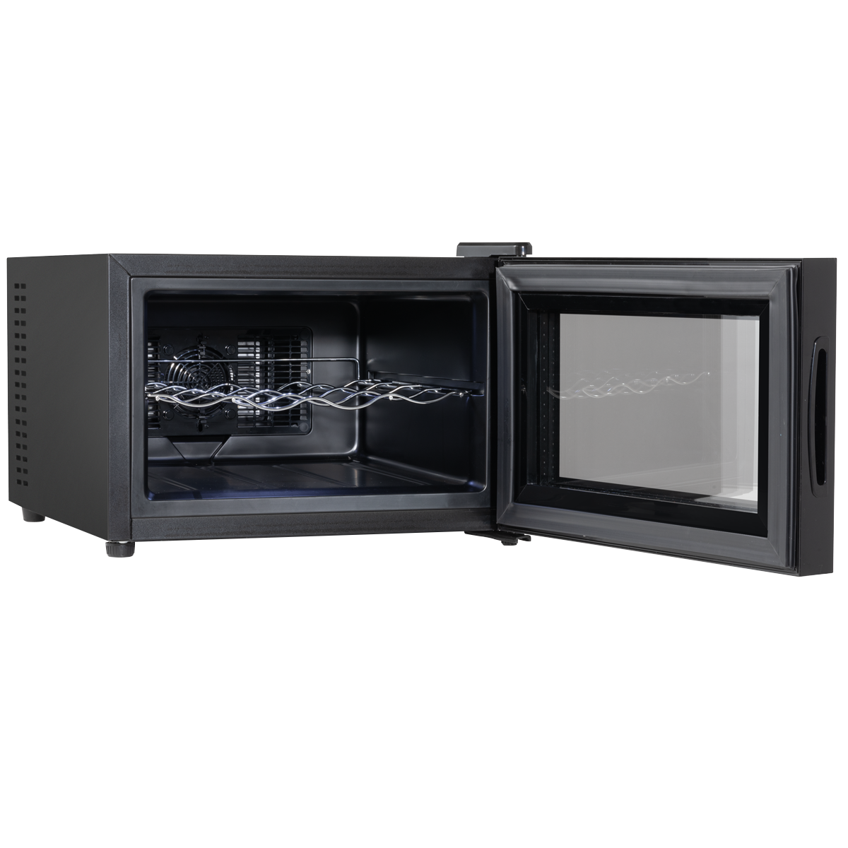 Baridi Wine Cooler Fridge, 8 Bottle, Black (DH218) (Factory Refurbished B)