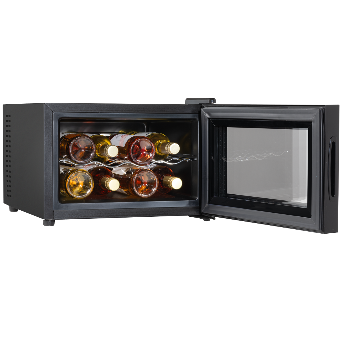 Baridi Wine Cooler Fridge, 8 Bottle, Black (DH218)