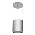 Baridi Round Island Cooker Hood with Filter 35cm, Stainless Steel (DH220)