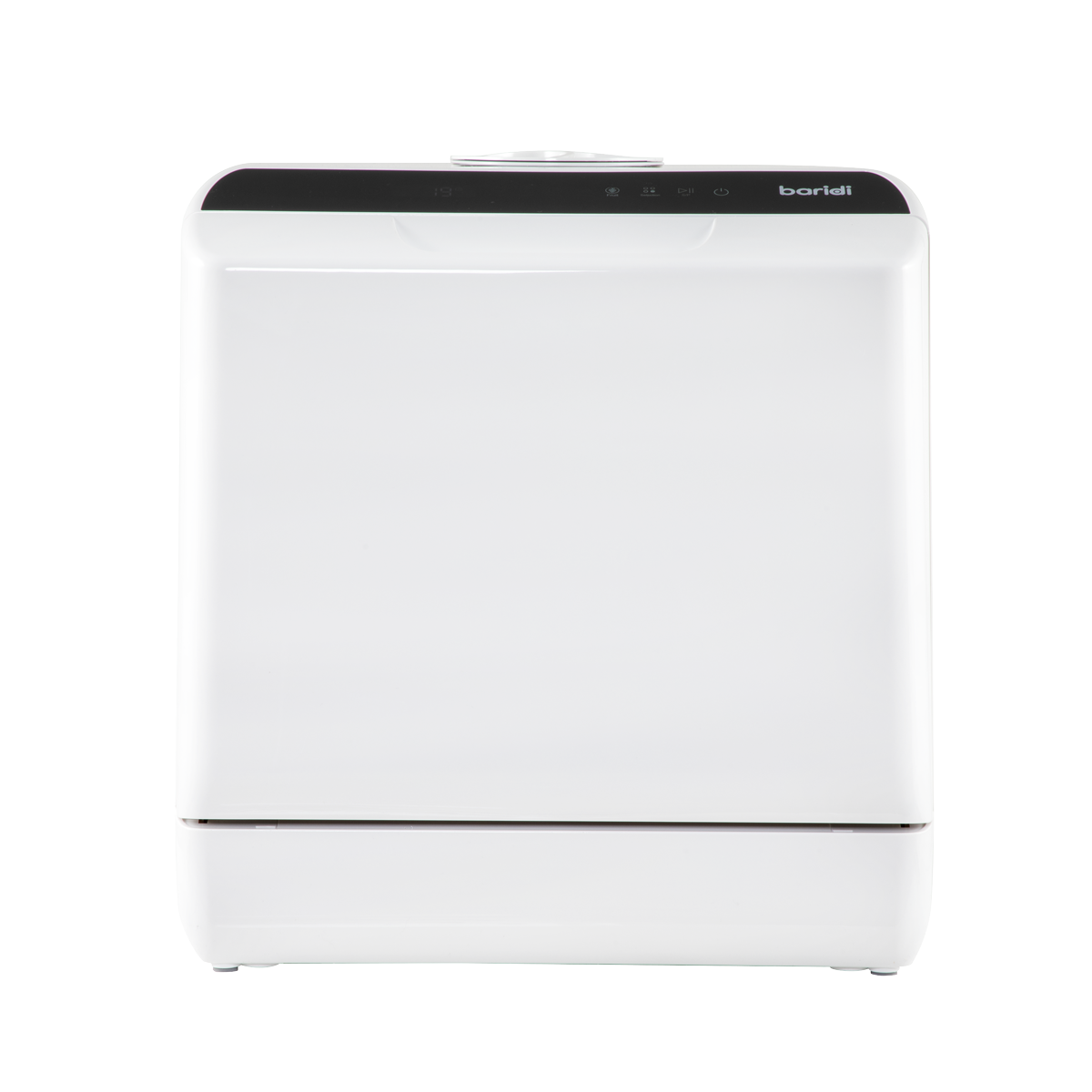 Baridi Mini Tabletop Dishwasher, 2-4 Place Settings, 5L Capacity, White (DH224A) (Factory Refurbished A)